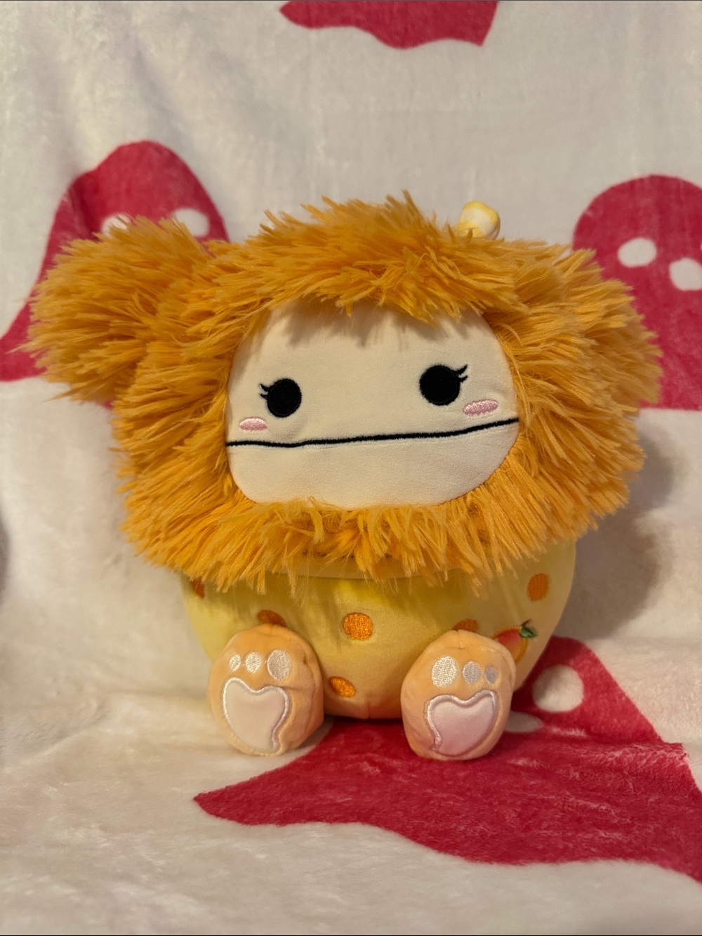 Mango Boba Tea Bigfoot Squishmallows